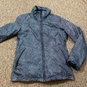Iceburg Outerwear Convertible Black Fleece Jacket Size S